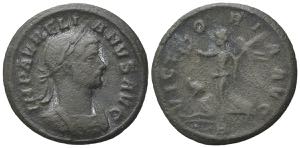 Aurelian (270-275). Æ Denarius (20mm, ... 