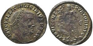 Licinius I (308-324). Æ Follis (24mm, ... 