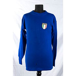 ItalyGame shirt, soccerLong-sleeved blue ... 