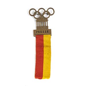 GERMANY, III REICHXI Olympiad badge, Berlin ... 