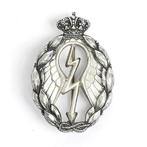 ITALY, KINGDOMAluminum RA badge for ground ... 