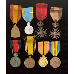 BELGIUMLot of 8 medalsgood ... 