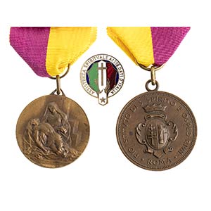 ITALY, KINGDOMTwo Medals of Hospital Merit ... 