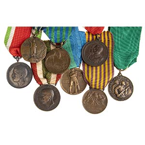 ITALY, KINGDOMLot of Eight Medalsbronze, ... 