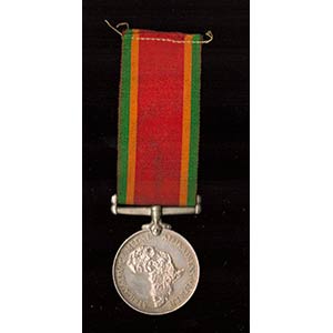 SUD AFRICAAfrica Service Medalcon nastro ... 