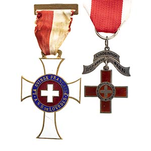 SWITZERLANDTwo Cross Medalsbronze, silver ... 