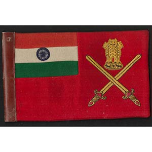 INDIACar flag 15 x 25 cm Very good condition 