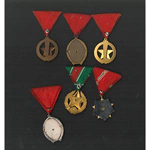 HUNGARYLot of 6 medalsVery good ... 