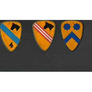 USA27 cavalry patches1970s, h. 13 ... 