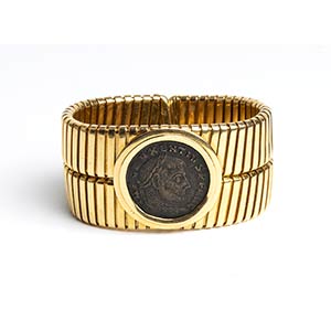 Coin bracelet - manufacture BULGARI18k ... 