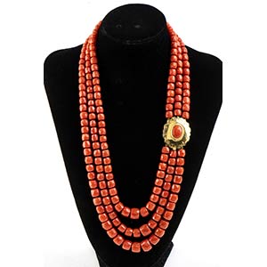 Cersuolo coral gold necklace18k ... 