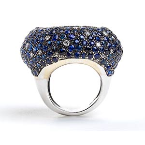 Blue topaz sapphire diamond gold ... 