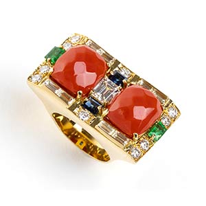 Mediterranean coral diamond ... 