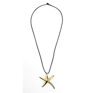 Starfish gold pendant - mark of TIFFANY ... 