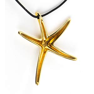 Starfish gold pendant - mark of ... 