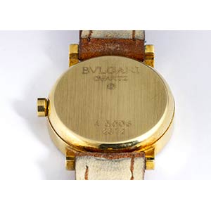 BULGARI: gold ladys wristwatch, ... 