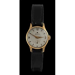 ZENITH: gold Ladys wristwatch, 1940s18k ... 