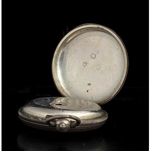 English silver pocket watch - ... 