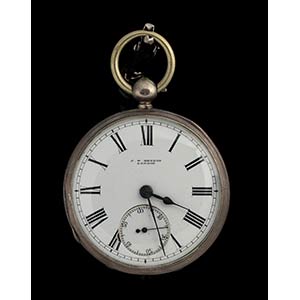 English silver pocket watch - London 1881, ... 