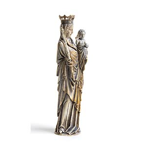 German Gothic ivory carving of the ... 