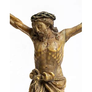 Indo-Portuguese ivory Crucifix - ... 