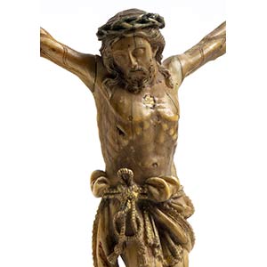 Indo-Portuguese ivory Crucifix - ... 