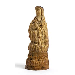 Indo-Portuguese ivory carving ... 