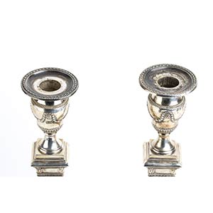 Pair of English Victorian sterling ... 