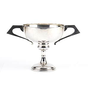 English Art Deco sterling silver cup - ... 