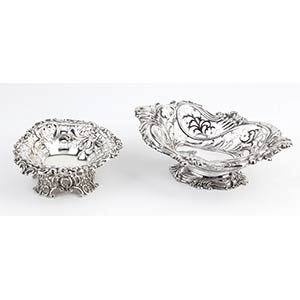Two English Victorian sterling silver ... 