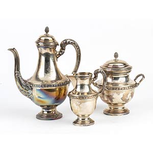 French sterling silver coffee service - ... 