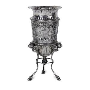 German silver vase - Hanau late 19th ... 