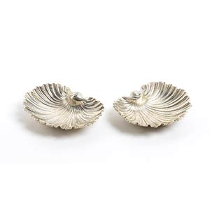 A pair of Italian sterling silver baskets  - ... 