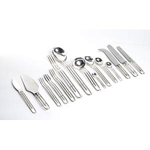 French silver cutlery service for 12, 137 ... 