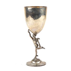 English silver chalice - Sheffield 1919 - ... 