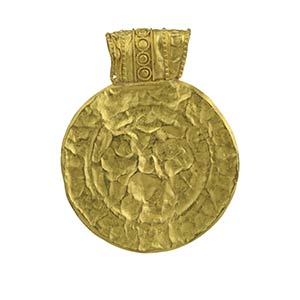 Italian gold pendant - 19th ... 
