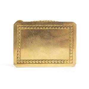 Gold snuff box - 1940sof ... 