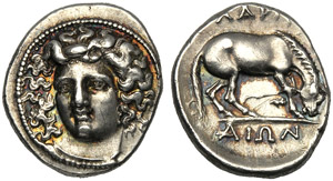 Tessaglia, Dracma, Larissa, c. 365-356 a.C.; ... 
