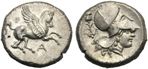 Epiro, Statere, Ambracia, c. 360-338 a.C.; ... 