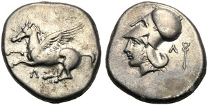 Akarnania, Stater, Leukas, c. 435-380 BC; AR ... 