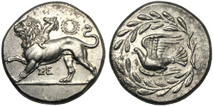 Sykonia, Stater, Sicyon, c. 335-330 BC; AR ... 