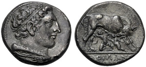 Anonymous, Didrachm, Neapolis (?), after 276 ... 