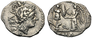 C. Egnatuleius C.f., Quinario, Roma, 97 ... 