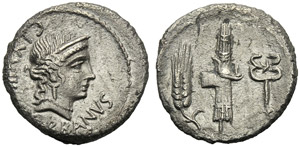 C. Norbanus, Denario, Roma, 83 a.C.; AR (g ... 
