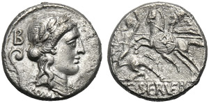 C. Servilius Vatia, Denario, Roma, 82-80 ... 
