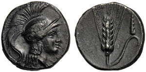 Lucania, Drachm, Metapontion, Issue for the ... 