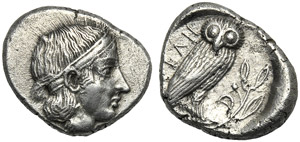 Lucania, Drachm, Velia, c. 465-440 BC; AR (g ... 