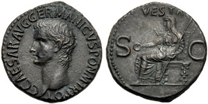 Gaio, detto Caligola (37-41), Asse, Roma, ... 