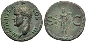 Agrippa (Gaio, 37-41), Asse, Roma, dopo il ... 