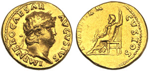 Nero (54-68), Aureus, Rome, c. AD 66-67; AV ... 